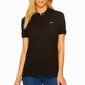 Lacoste Short Sleeve Two-Button Classic Fit Pique Polo size 38 6 gently preloved